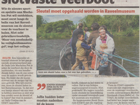 Verhitte discussie over slotvaste veerboot